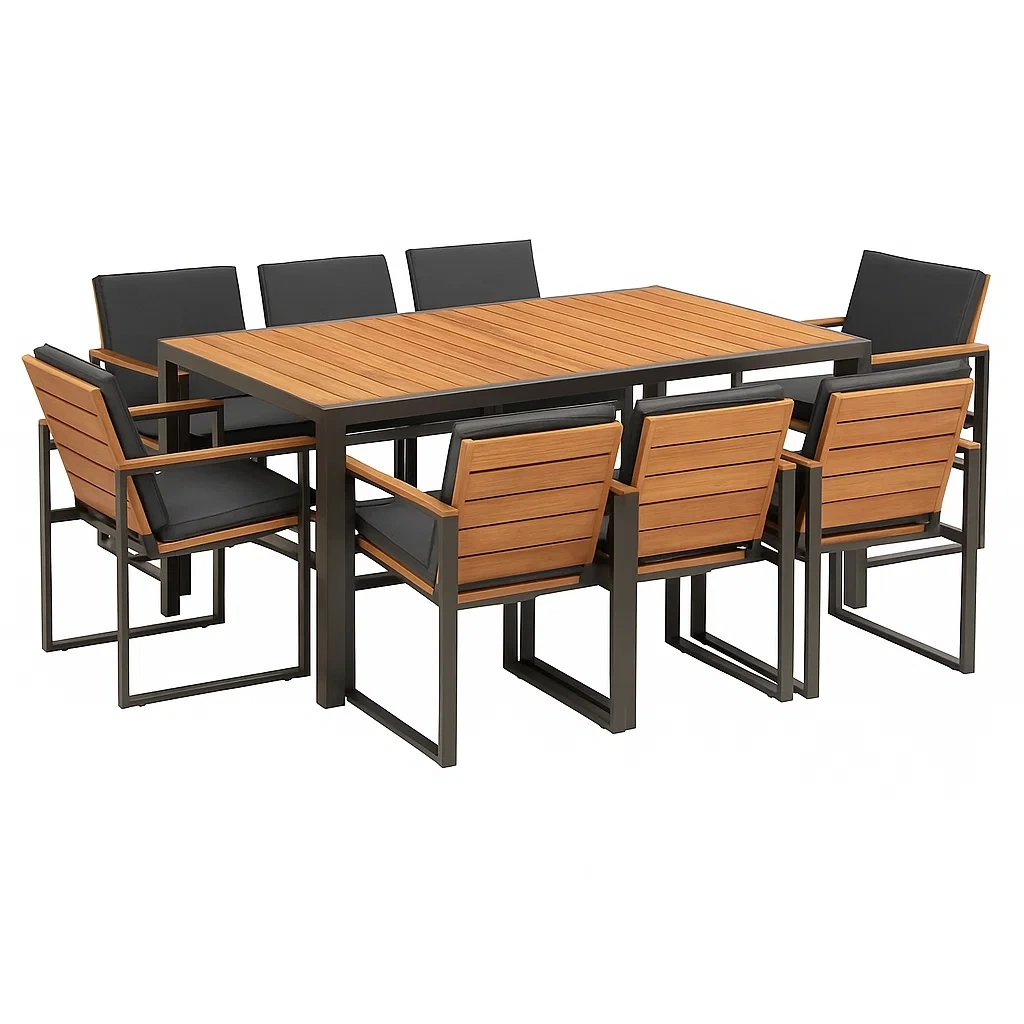 Mobilier d'extérieur,Ensemble table à manger et chaise - furnimosaic