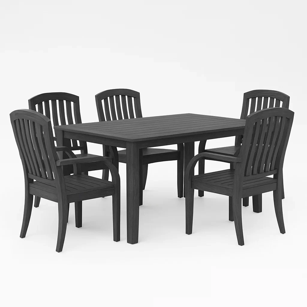 Mobilier d'extérieur,Ensemble table à manger et chaise - furnimosaic