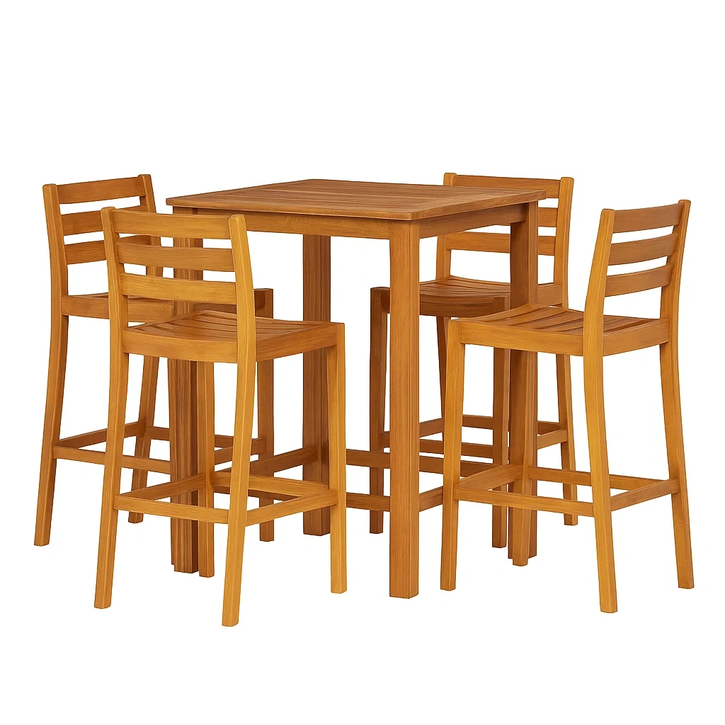 Mobilier d'extérieur,Ensemble table et chaise de bar - furnimosaic