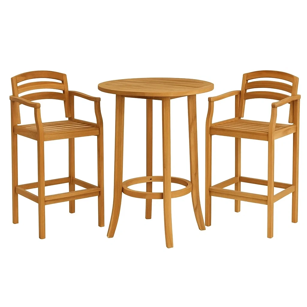 Mobilier d'extérieur,Ensemble table et chaise de bar - furnimosaic